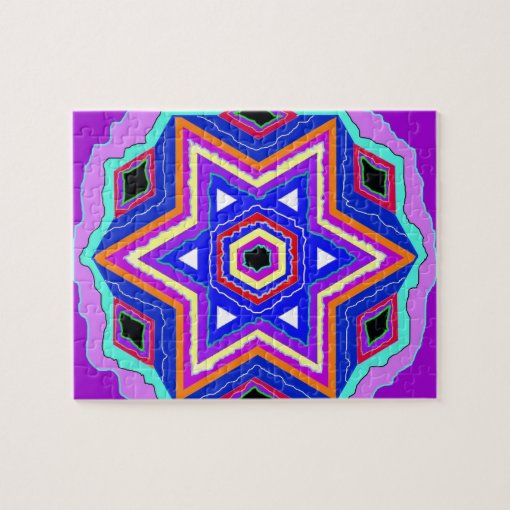 Jewish Star of David Jigsaw Puzzle Zazzle
