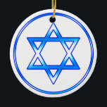 Jewish Star of David Ornament<br><div class="desc">Jewish Star of David Holiday Ornament</div>
