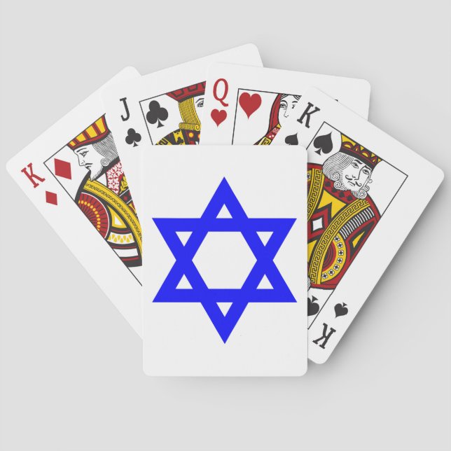 ✡︎ Jewish Star of David Poker Cards (Back)