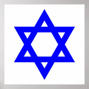 ✡︎ Jewish Star of David Poster