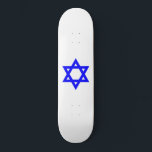 ✡︎ Jewish Star of David Skateboard<br><div class="desc">This design features the star of David (✡︎), which is known in Hebrew as the "Shield of David" or "Magen David". It is generally used as a symbol of modern Jewish identity and Judaism. Its has the shape of a hexagram, made up of two equilateral triangles. The identification of the...</div>