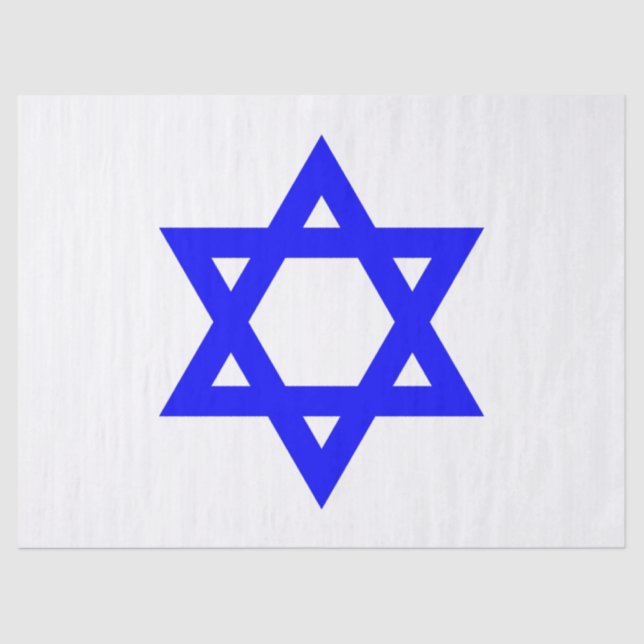 ✡︎ Jewish Star of David Tissue Paper (Front)