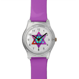 Jewish Star Of David Wristwatch