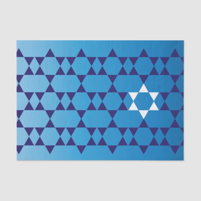 Jewish Star tissue paper (Front)