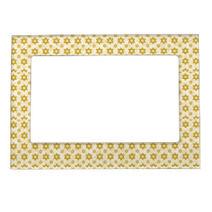 Jewish Stars Design Magnetic Frame