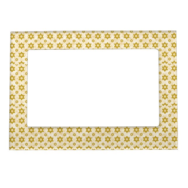 Jewish Stars Design Magnetic Frame (Front)