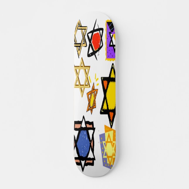 JEWISH STARS PRO DECK - JUDAIC GIFTS - HANUKKAH (Front)