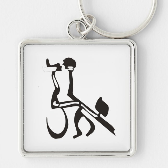 Jewish Tango Keychain (Front)