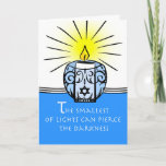 Jewish Themed Sympathy, Light For The Path Card at Zazzle