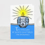 Jewish Themed Sympathy, Light for the Path Card