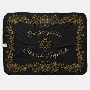Jewish Two Tone Customizable Dust Cover Blanket