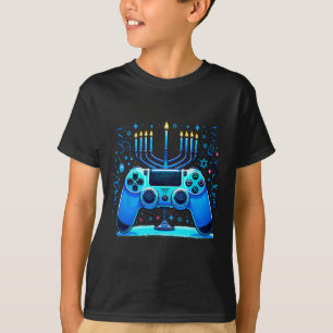 Jewish Video Game Console Gamer Hanukkah Chanukah T-Shirt
