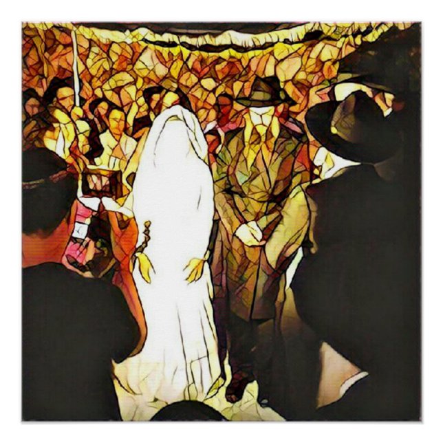 Jewish wedding ceremony poster (Front)
