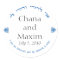 Jewish Wedding monogram Sticker