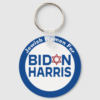 Jewish Women for Biden Harris Keychain