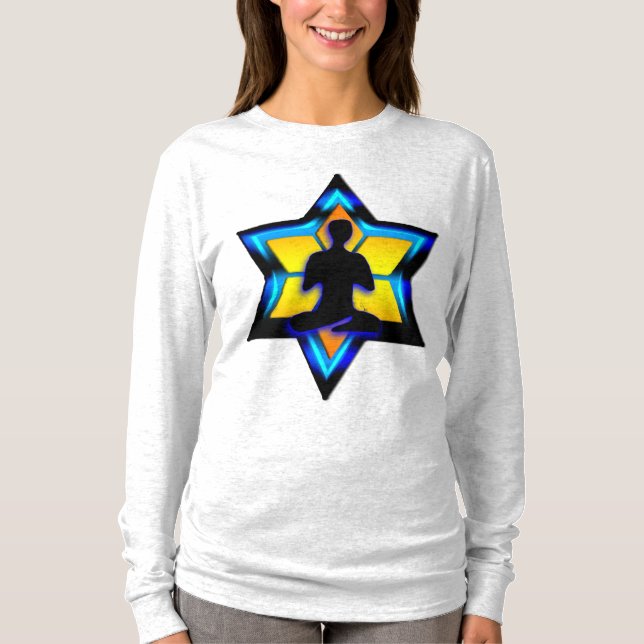 Jewish Yoga T-Shirt (Front)