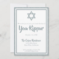 Jewish Yom Kippur Break The Fast Dinner Party
