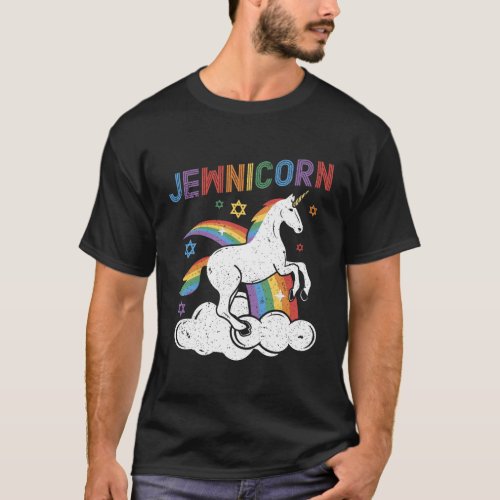 Jewnicorn Jewish Ugly Pesach Passover Unicorn T_Shirt