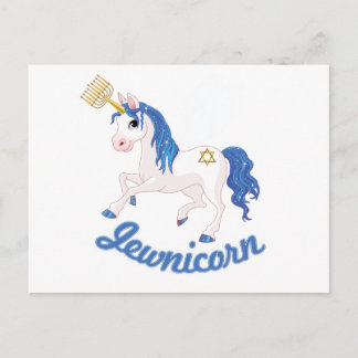 JEWNICORN POSTCARD