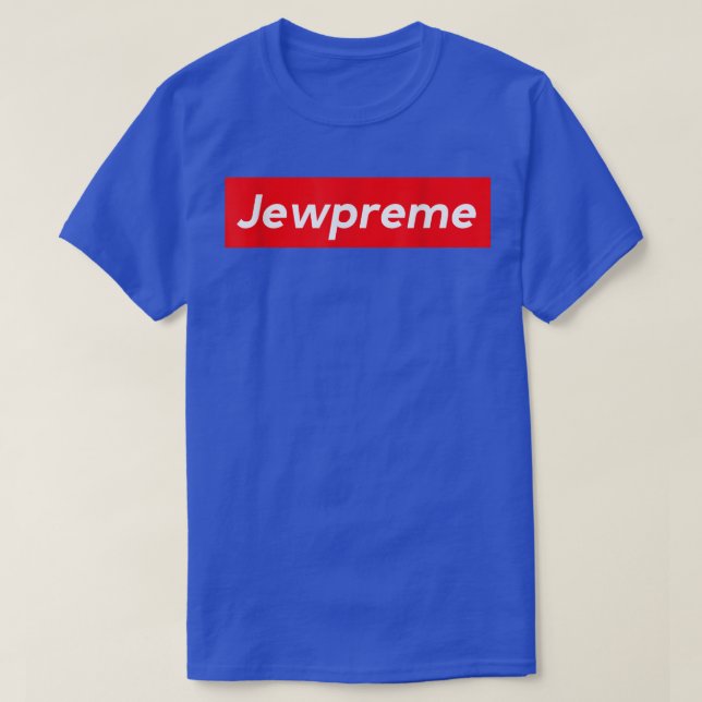 Jewpreme Funny Jewish Tees  (Design Front)