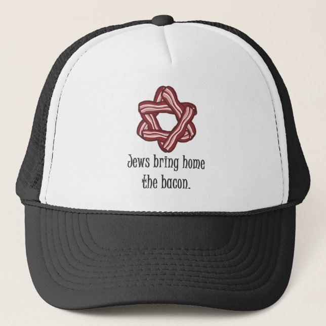 Jews & Bacon Trucker Hat (Front)