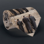 Jews Davening at the Kotel Neck Tie<br><div class="desc">This religious neck tie features Jews davening or praying at the Kotel or Western Wall. Moshiach Now!</div>