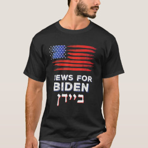 Jews For Biden 2020 Israel USA Hebrew Election Jew T-Shirt