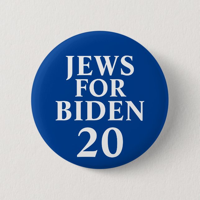 Jews For Biden Button (Front)