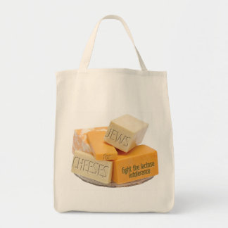 Jews for Cheeses Organic Shopping Tote Bag