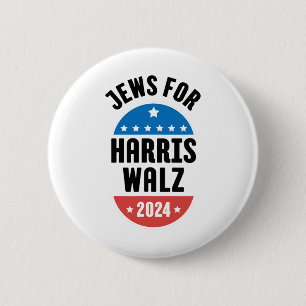 Jews For Harris Wheimer 2024  Button