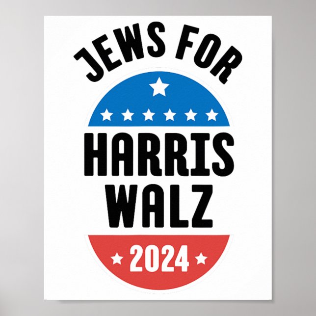 Jews For Harris Wheimer 2024  Poster (Front)