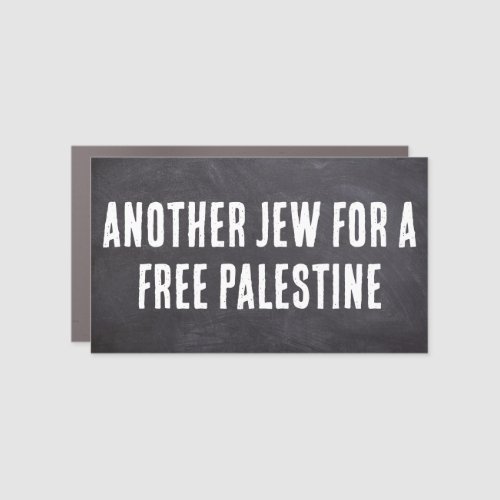 Jews for Palestine Car Magnet