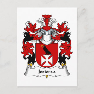 Jezierza Family Crest Postcard