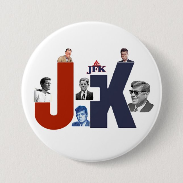 JFK 100 Years Pinback Button (Front)