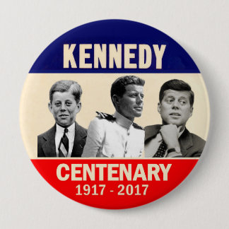 JFK 100th Birthday Pinback Button