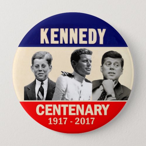 JFK 100th Birthday Pinback Button