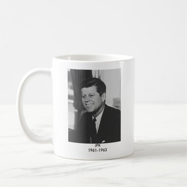 JFK 1961-1963 COFFEE MUG (Left)