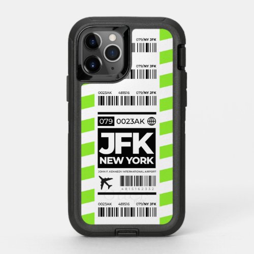 JFK Airport OtterBox Defender iPhone 11 Pro Case