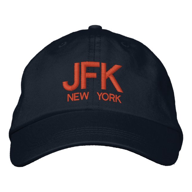 JFK Airport Personalized Adjustable Hat (Front)