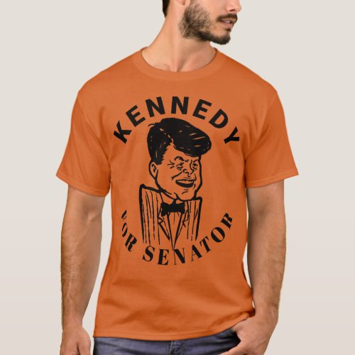 JFK Campaign Button John F Kennedy for Senator 195 T_Shirt