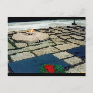 jfk flame postcard