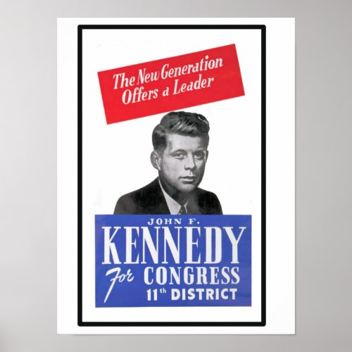JFK for Congress Poster