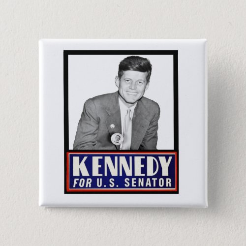JFK for US Senator Button