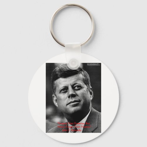 JFK Forgive Not Forget Wisdom Quote Gifts  Card Keychain