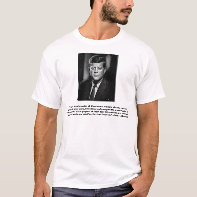 JFK..Gun Rights T-Shirt (Front)