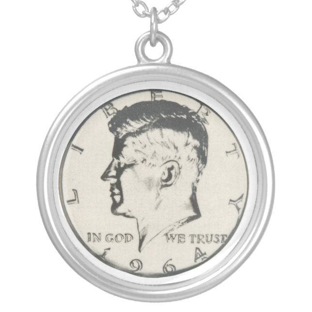 JFK Half Dollar necklace (Front)