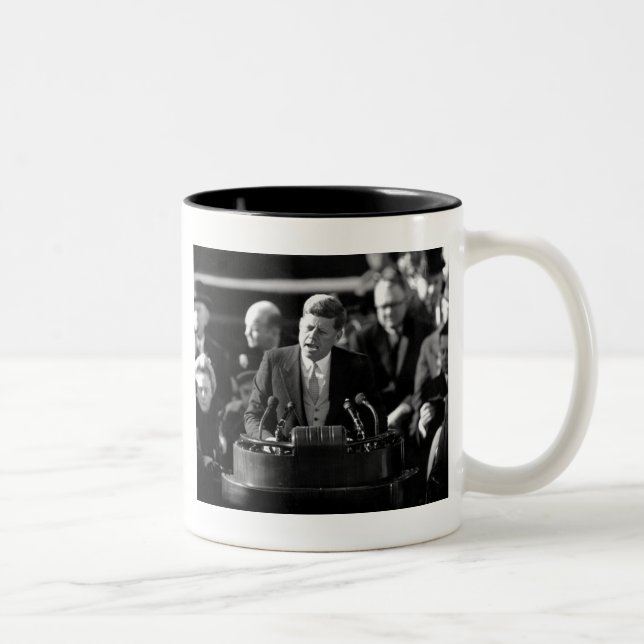 JFK Inauguaration Two-Tone Coffee Mug (Right)