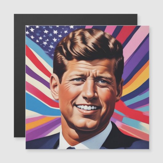 JFK John F. Kennedy Motivational Inspiration Card (Front/Back)