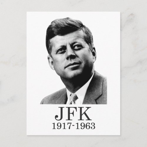 JFK _ John F Kennedy Postcard