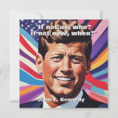 JFK John F. Kennedy Quote Motivational Inspiration (Front)